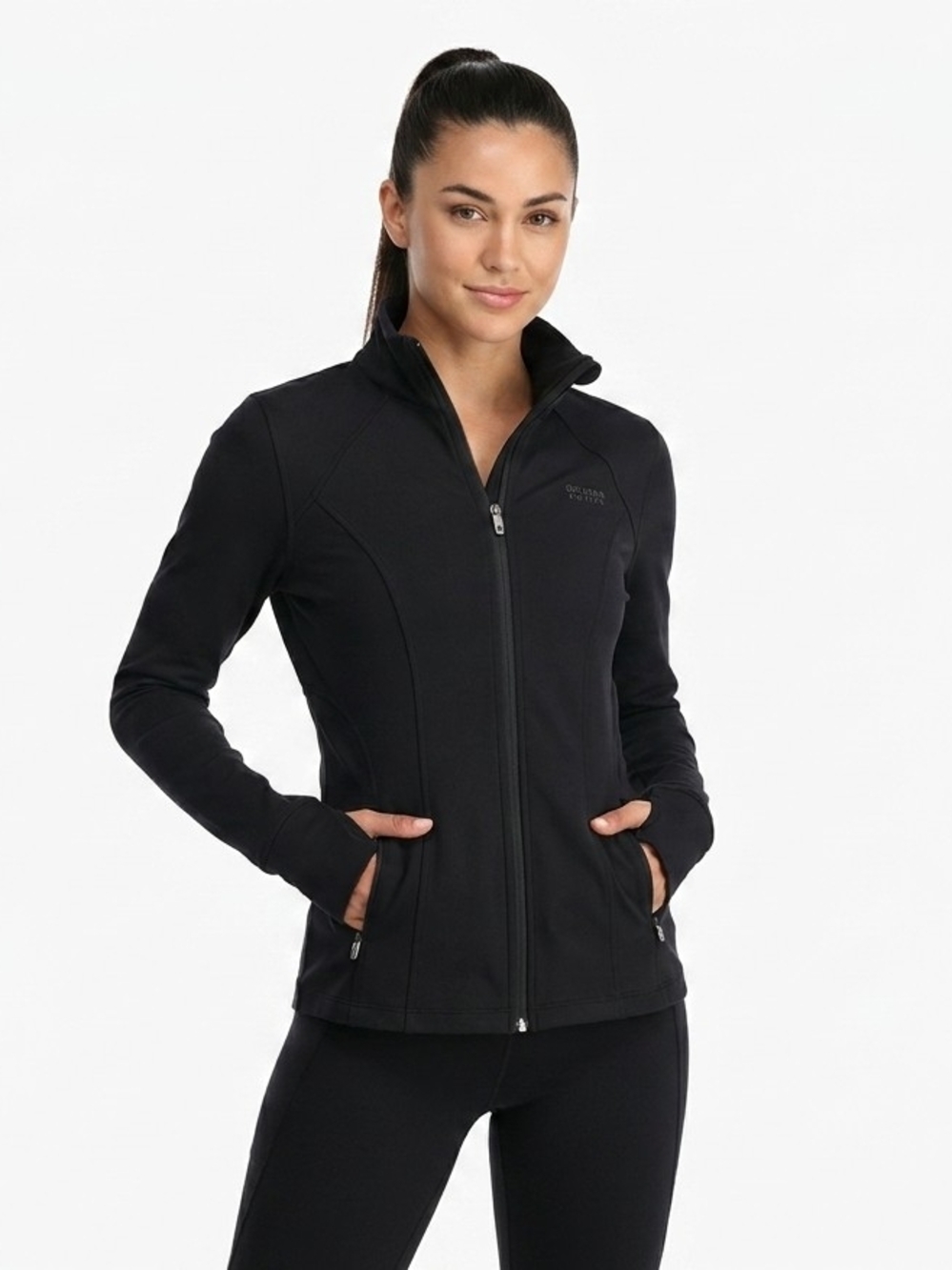 Spyder Women's Black Full-Zip Defined Jacket